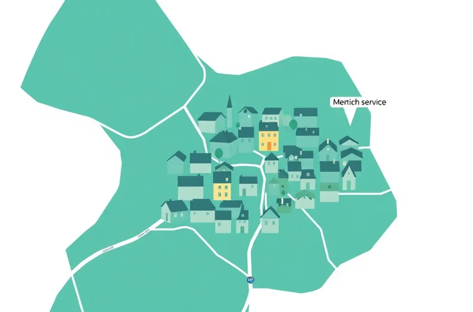 Carte du secteur d'intervention autour de Longjumeau (91160)